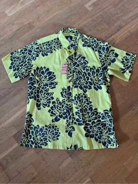 Men’s Sig Zan/ Sig on Smith aloha shirt button down NWT size M